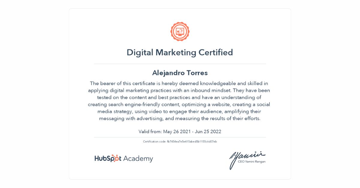Best Digital Marketing Certificates 
